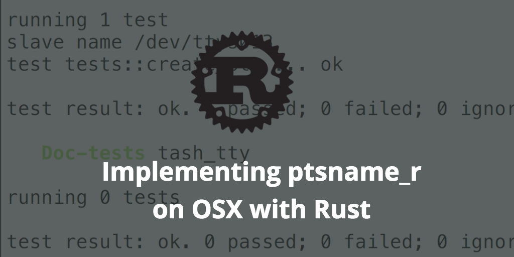Implementing ptsname_r on OSX with Rust